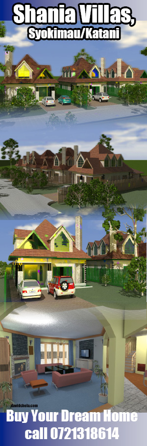 Shania Villas, dream homes in kenya