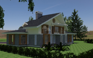 4 bedroom house plan in Kenya