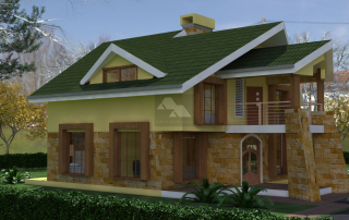 4 bedroom house plan in Kenya