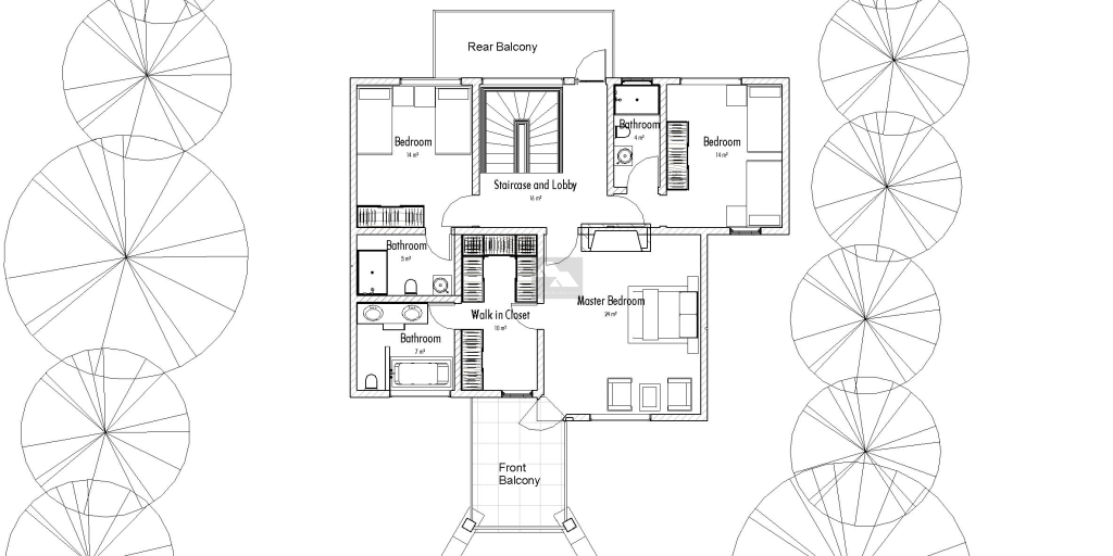 4 bedroom house plan in Kenya