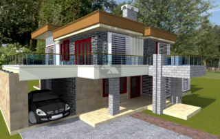 Contemporary 4 Bedroom House Plan
