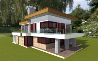 Contemporary 4 Bedroom House Plan