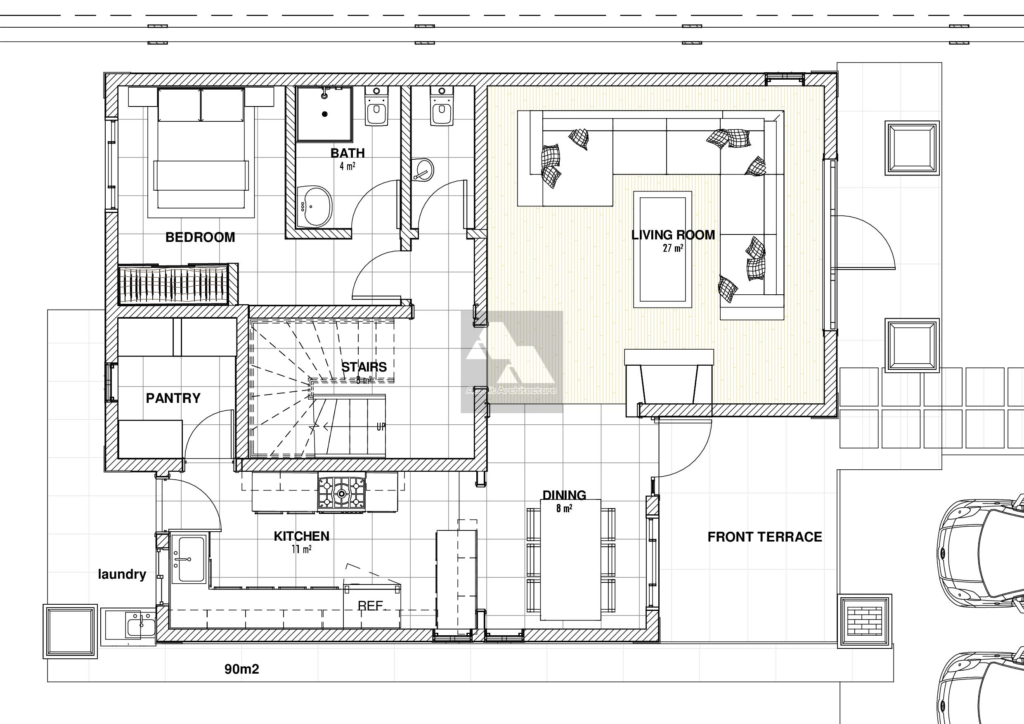 David Chola Architect The Supreme 4 Bedroom House Plan