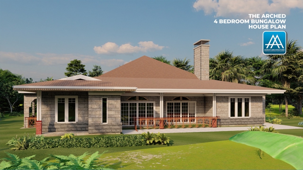 4 Bedroom Bungalow House Plan