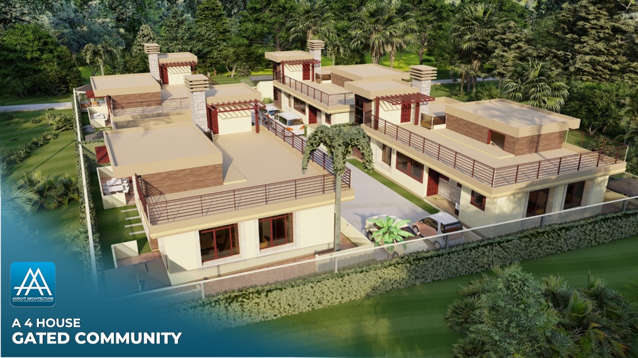 3 bedroom contemporary bungalows gated community