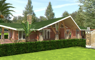 4 bedroom bungalow house plan in Kenya