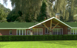 4 bedroom bungalow house plan in Kenya