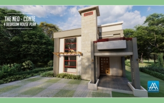 Contemporary 4 Bedroom House Plan