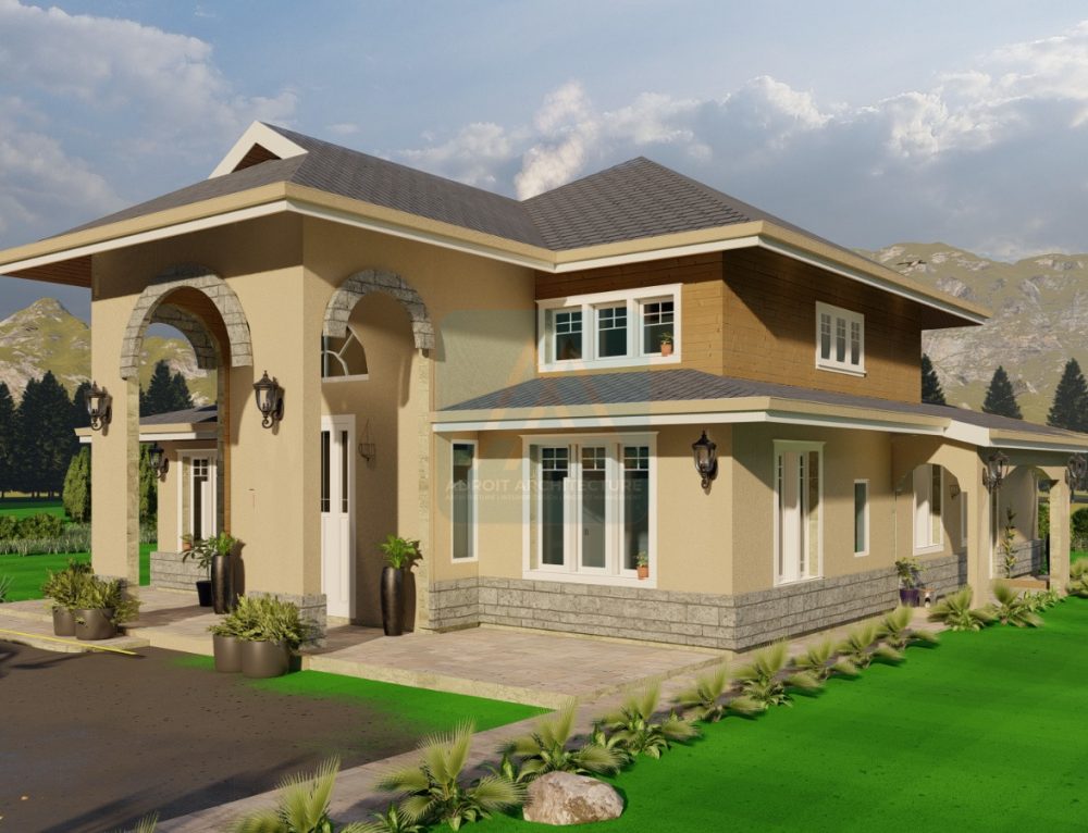ELegant 4 Bedroom House Plan – David Chola – Architect