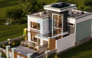 4 Bedroom Contemporary House Plan