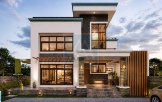4 Bedroom Contemporary House Plan