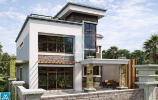 4 Bedroom Contemporary House Plan